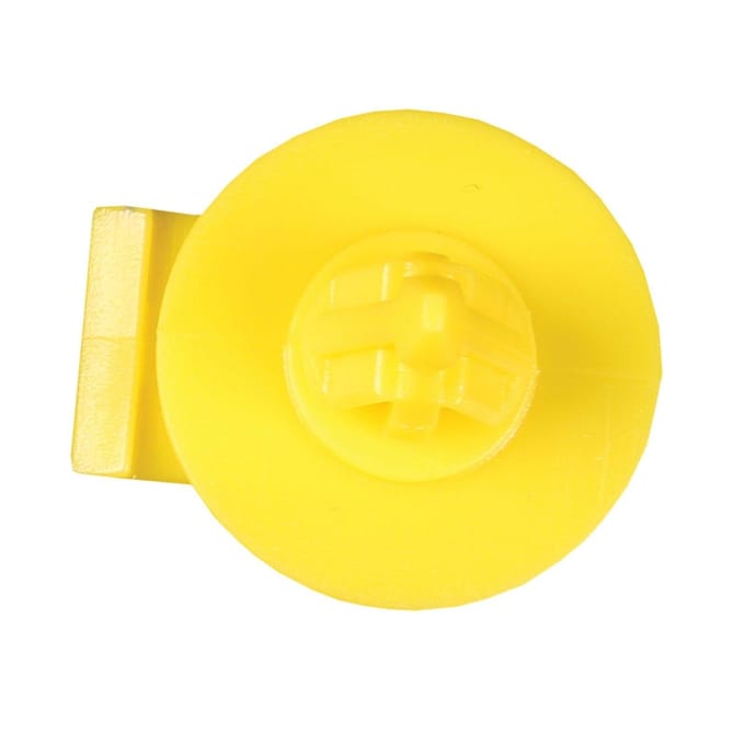 BCF744 Lot de 10 clips en plastique pour Mini Cooper OEM: 51717127743 (Couleur jaune)