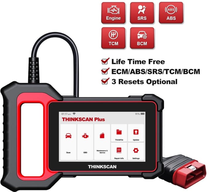 OBD Scanner - OBD2 - Auto Scanner - Auto uitlezen - Diagnose Apparatuur voor Auto's - ABS - SRS - ECM - Auto Diagnose - Code Reader - Bluetooth - Gratis Update
