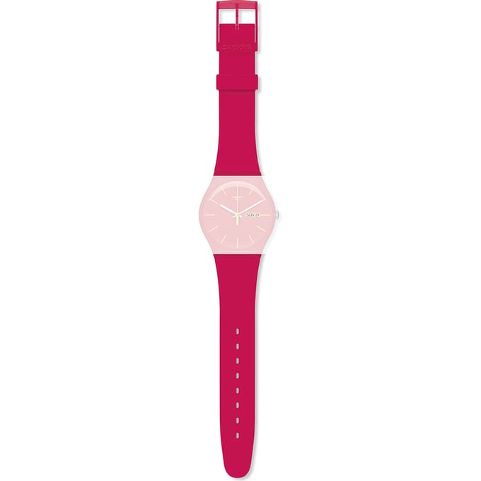Swatch Plastic - Originals Large (41mm) SUO/SO29/SO32 ASUOR704 SUOR704 Rubine Rebel Horlogeband