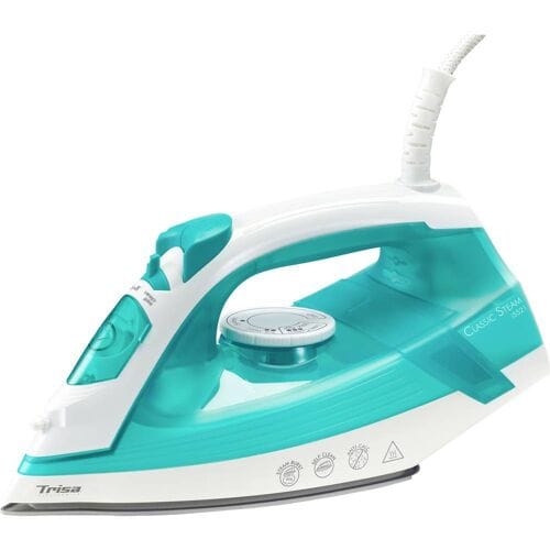 Trisa Classic Steam i5521 Strijkijzer Turquoise, Wit 2000 W