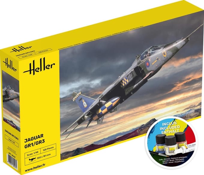 Heller Modelbouwpakket Auto - 56427 Jaguar GR1/GR3 Plane - Starter Kit Plastic - 1:48 - Modelbouw