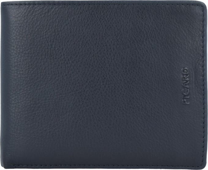 PICARD portemonnee Brooklyn Trifold Wallet Black zwart