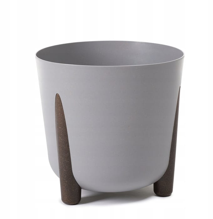 Lamela FRIDA Eco Houten Pot - Ø26cm H25,3cm - Grijs