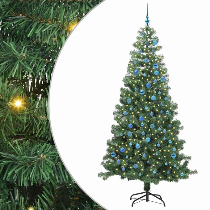 vidaXL - Kerstboom - Groen - 240 - cm - PVC
