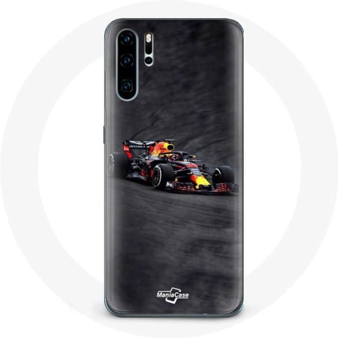 Hoesje - Formule 1 - Samsung Galaxy P30 Pro - Max Verstappen - Zwart, Rood, Geel - Hard zwart