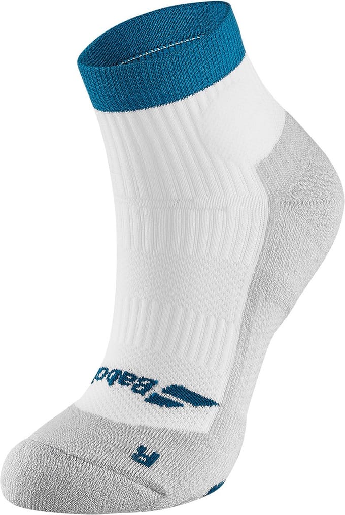 Babolat Pro 360 dames sportsokken- wit / blauw - maat 39/42