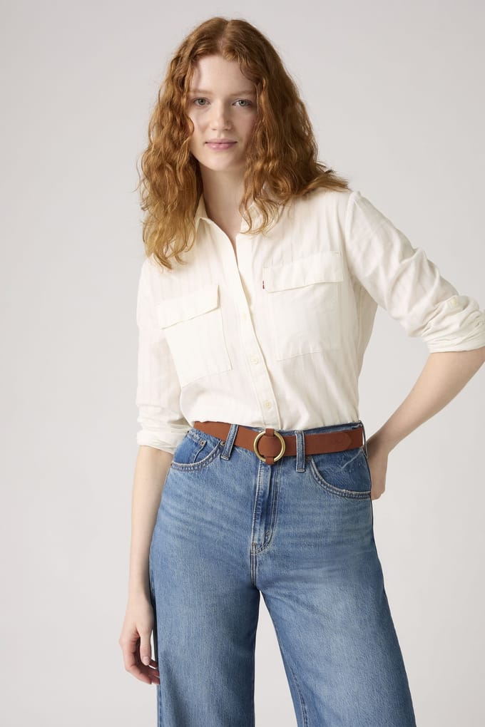 Levi's O-ring Belt Brown Taglia: 75 | Cinture Outlet | Donna | Marrone