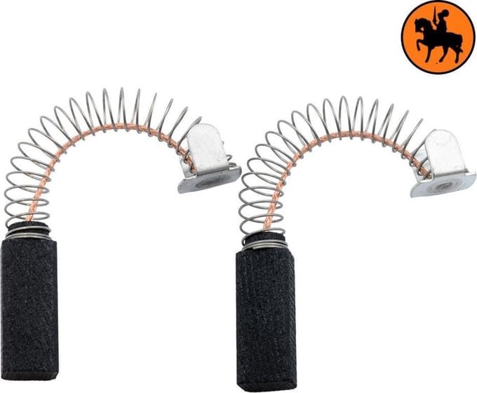 Koolborstelset voor Black & Decker Schuurmachine 23 2V - 6x8x19,5mm