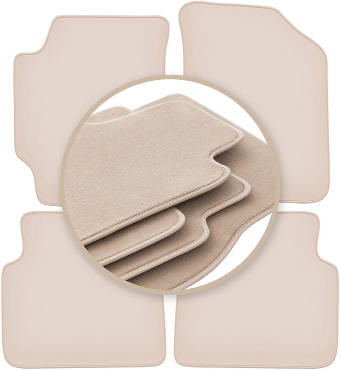 PREMIUM beige vloermatten voor: Hyundai Elantra III sedan 2000-20006