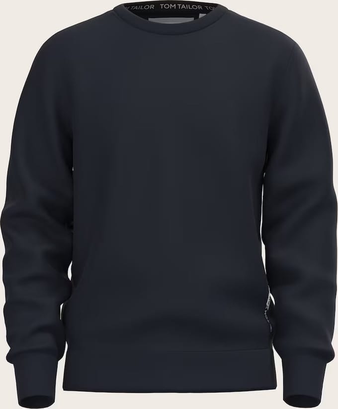 Tom Tailor Trui Printed Crewneck 1040828xx10 10668 Mannen Maat - L