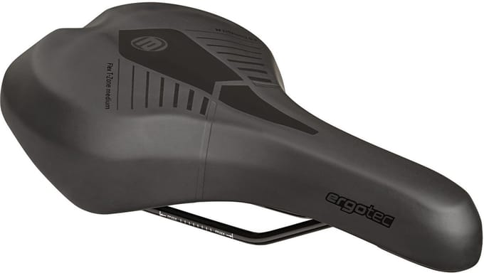Zadel Ergotec Active M 279 x 174 mm medium - zwart