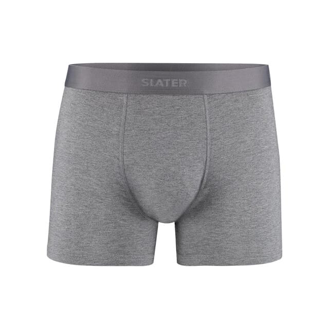 Slater 8830 - Bamboe Boxershort 2-pack grijs melange L