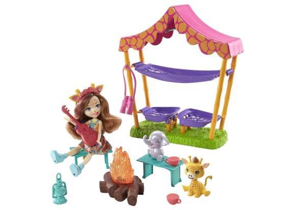Enchantimals Savanna slaapfeestje speelset Speelpoppen