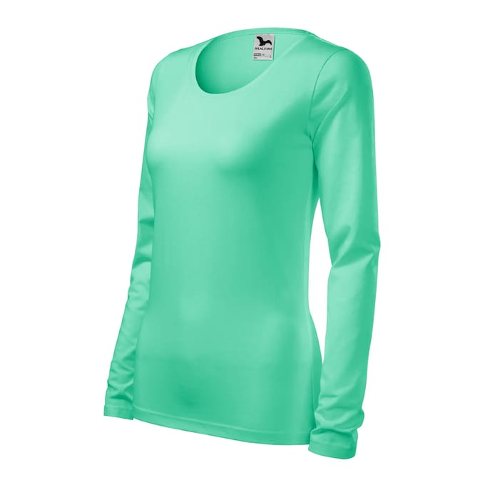 Dames-T-shirt met lange mouwen Malfini Slim 139