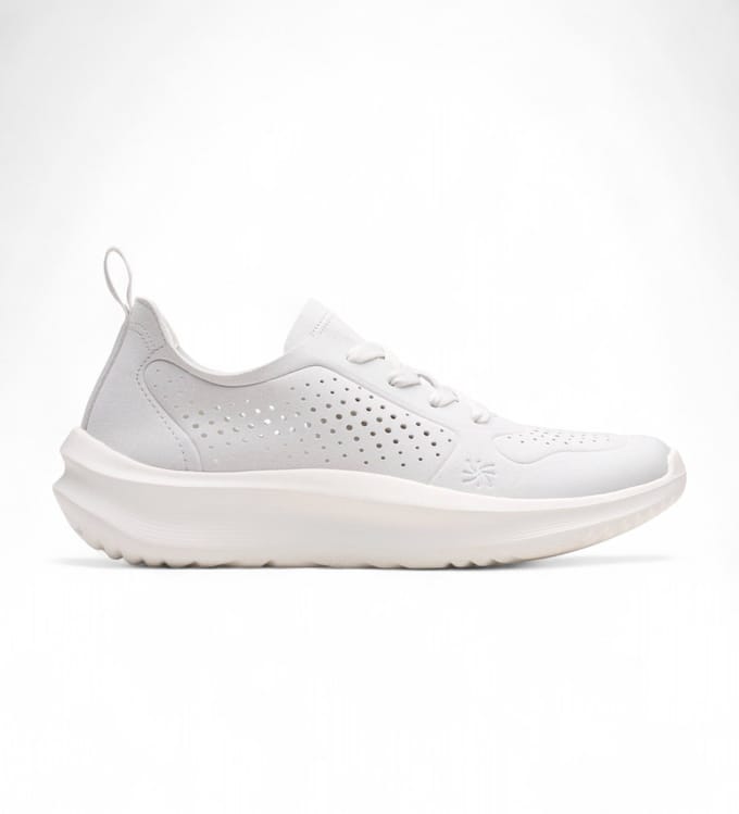 Clarks - SOLEVANA TIE - Lage sneakersDames sneakers - Kleur: Grijs - Maat: 38.5