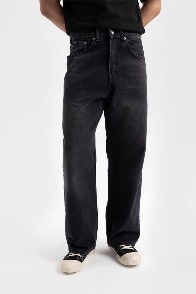 Ontspannen Pasvorm Rechte Jeans