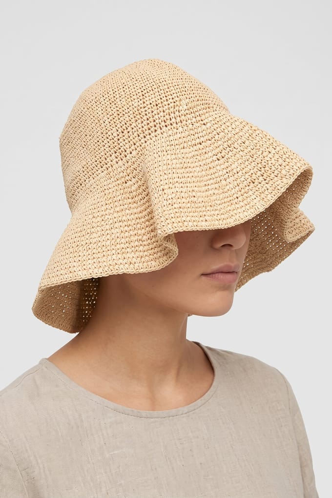 ARKET Casi Straw Beige Taglia: M/56 | Cappelli Outlet | Donna | Marrone