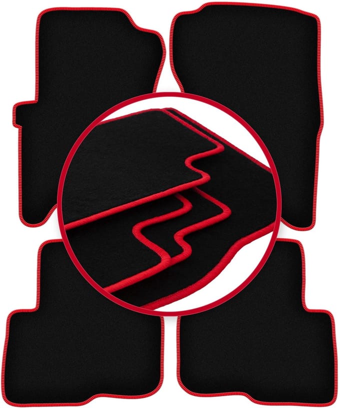 CARLUX-RED automatten voor: Land Rover Discovery III SUV (2004-2011)