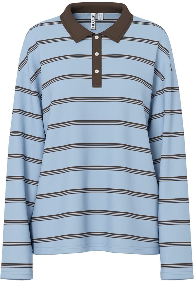 Pieces Polo met lange mouwen PCSADIE