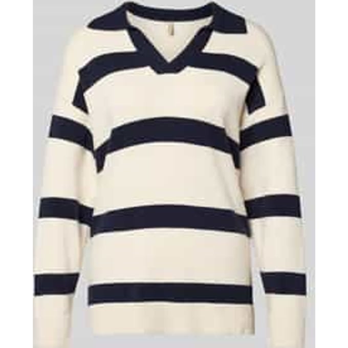 Gebreide pullover met V-hals Model 'KANITA'