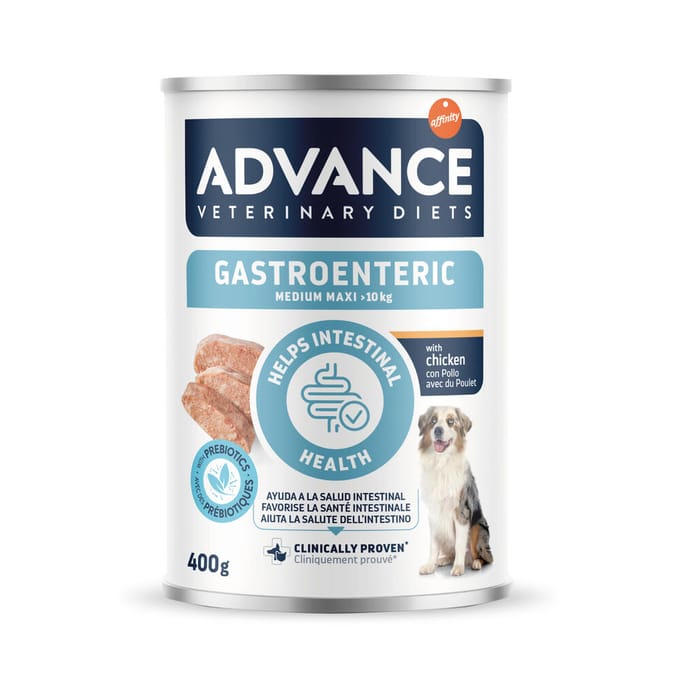 400g Advance Dierendiëten Gastroenteric Medium/Maxi natvoer voor honden