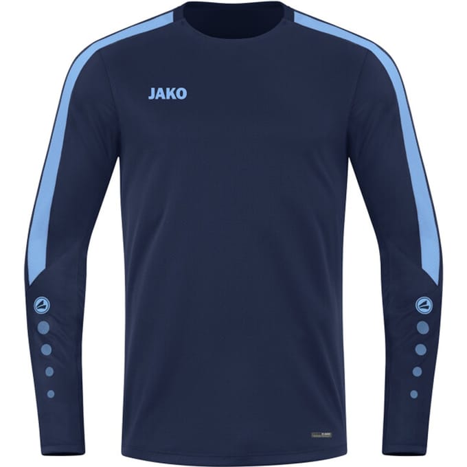 Jako Power Sweater Kinderen - Hemelsblauw / Marine | Maat: 128