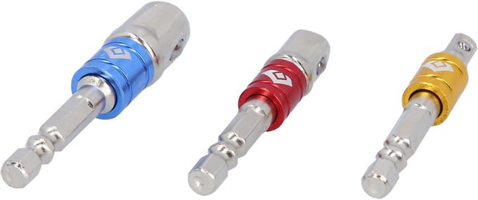 Brilliant Tools BT053003 BT053003 Dopsleuteladapter Aandrijving 1/4 (6,3 mm), 3/8 (10 mm), 1/2 (12,5 mm) 72 mm 1 stuk(s)