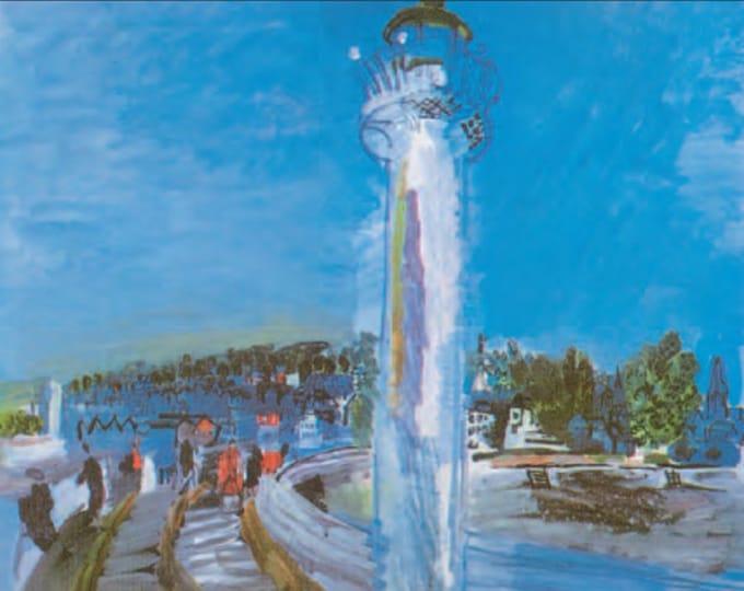 Raoul Dufy - Steiger en pier - Kunstposter - 60x80 cm