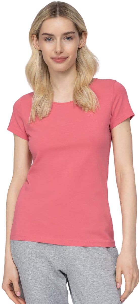 4F T-shirt Dames Koraal - Maat S