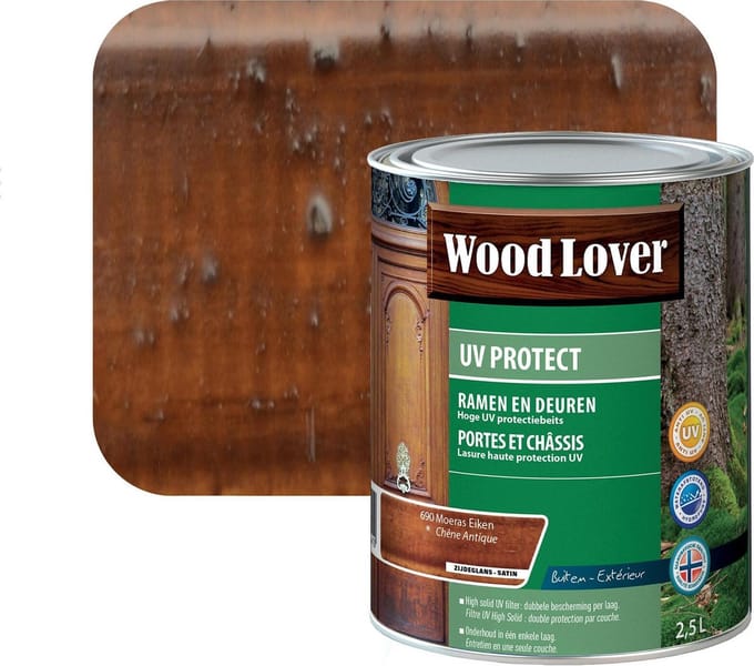 Woodlover Uv Protect - 2.5L - 690 - Antique oak