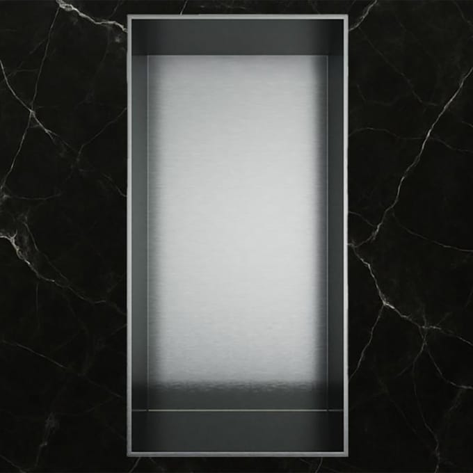 Hotbath &More Inbouwnis - 30 x 15 x 10 cm - Frameless - RVS 316