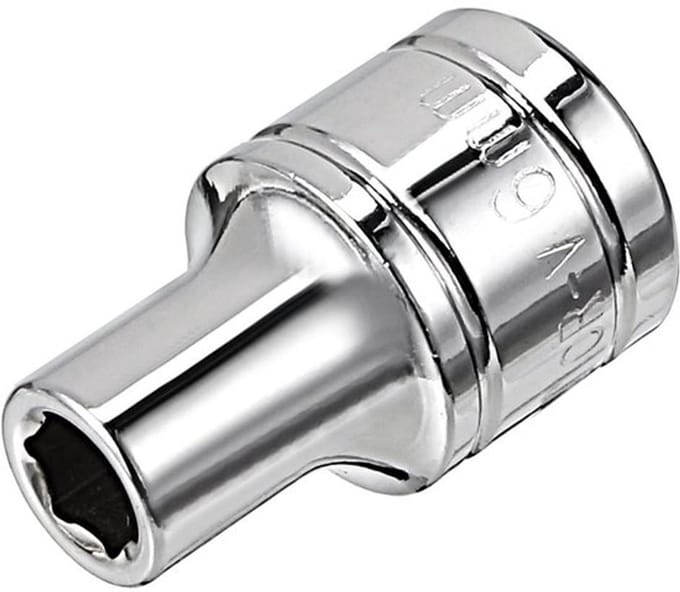 Dailygoody - 3/8-inch Aandrijving Socket - 6mm Ondiepe Socket - Hoge
