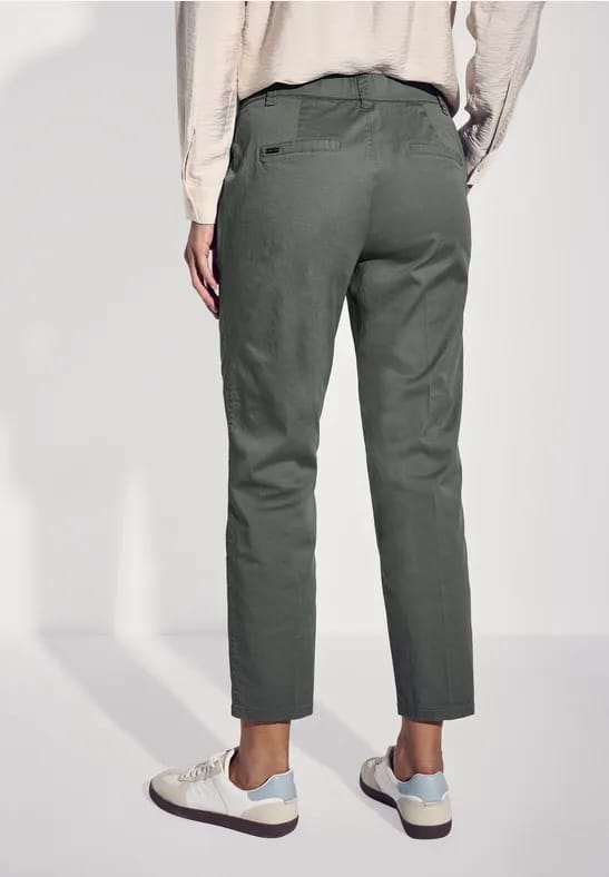 Twill chino broek