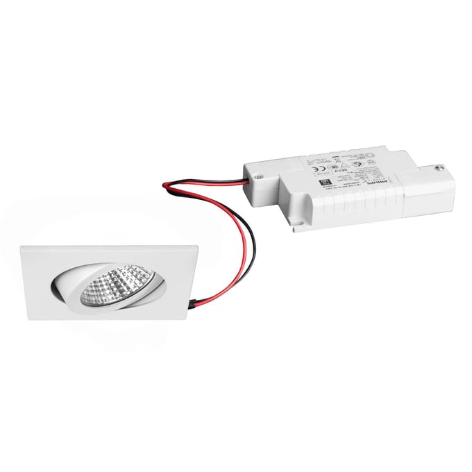 BRUMBERG BB05 inbouw RC driver hoekig wit glans