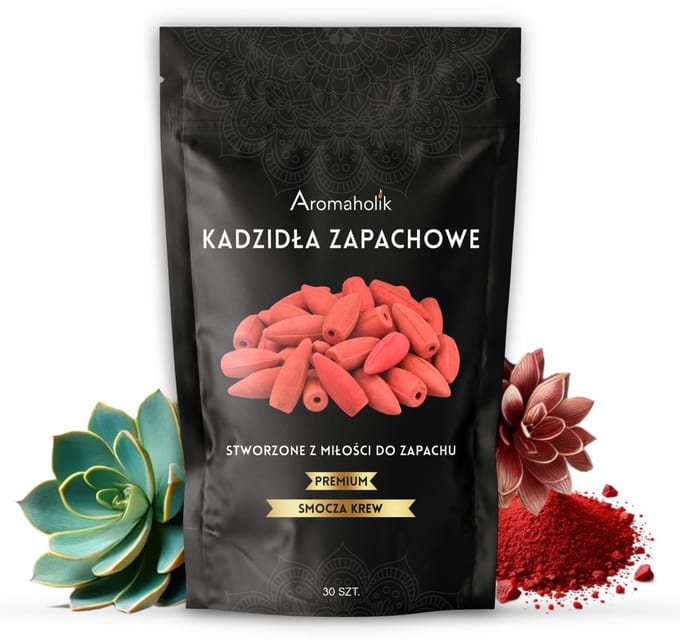 Aromaholik - Smocza Krew Geurverspreider - 30 stuks - BackFlow Kegels - Inheems Geproduceerd