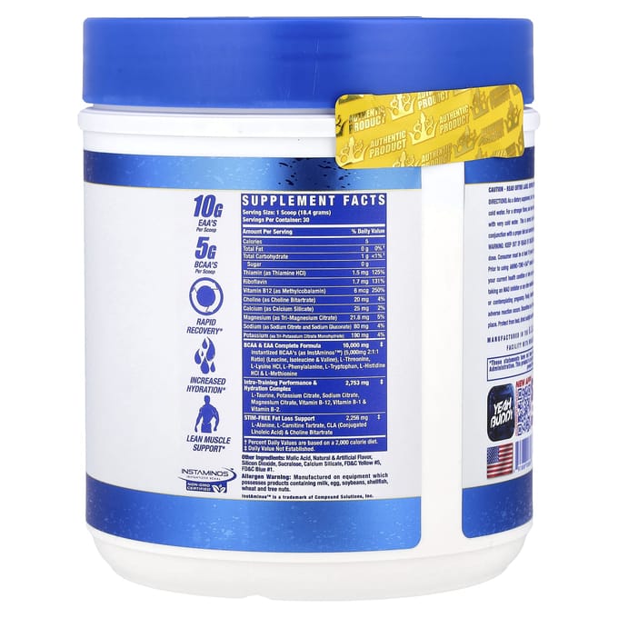 Ronnie Coleman, Signature Series, Aminotone + EAA, Zure Appel Smaak, 1,2 lb (540 gr)
