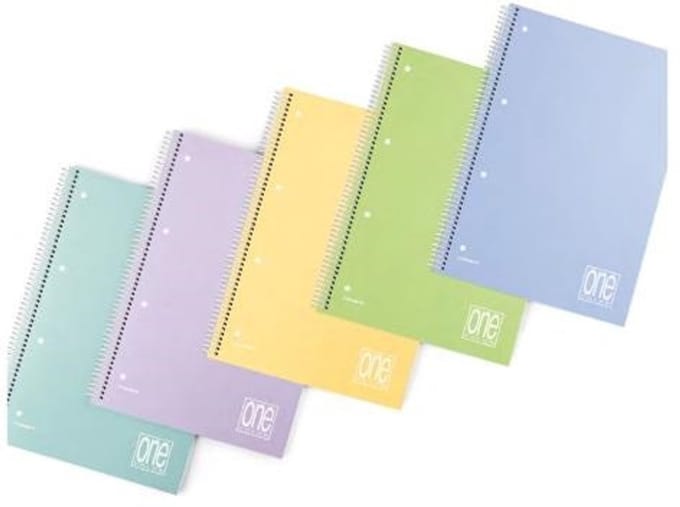 Blasetti One Color schrijfblok & schrift A4 81 vel Meerkleurig