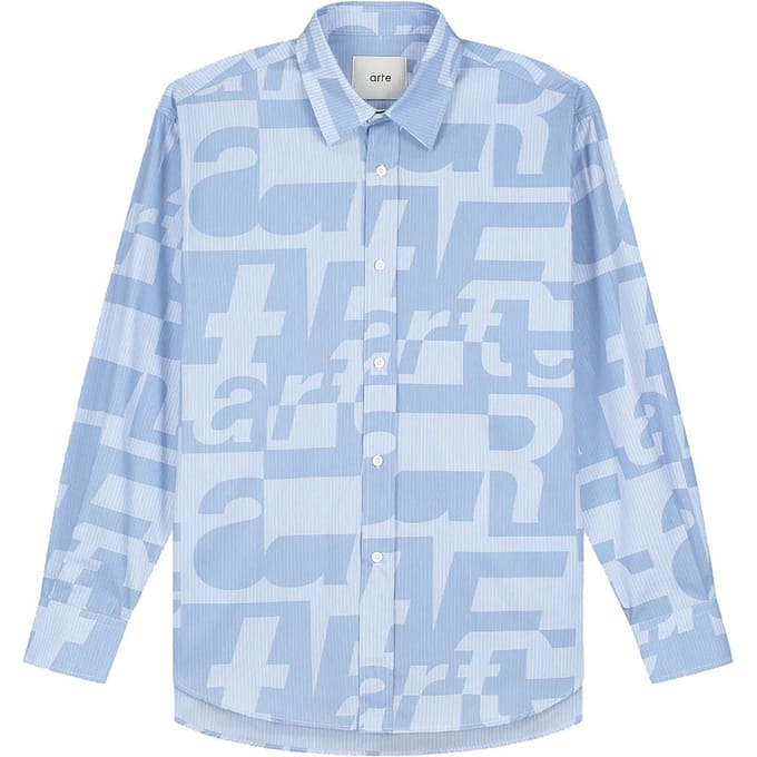 Shirt Long Sleeve Allover Shirt Allover Print