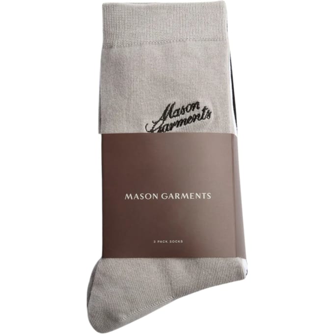 Mason Garments Dress Socks 3 Pack Sokken Multicolor Acc-24