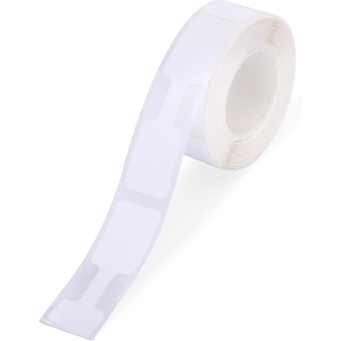 Étiquette de prix pour bijoux, impression thermique, papier autocollant, imperméable, résistant à l'huile, indéchirable Opposite Blank 14x53mm (100 sheets) white
