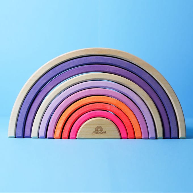 GRIMMS regenboog groot neon 1 jr+