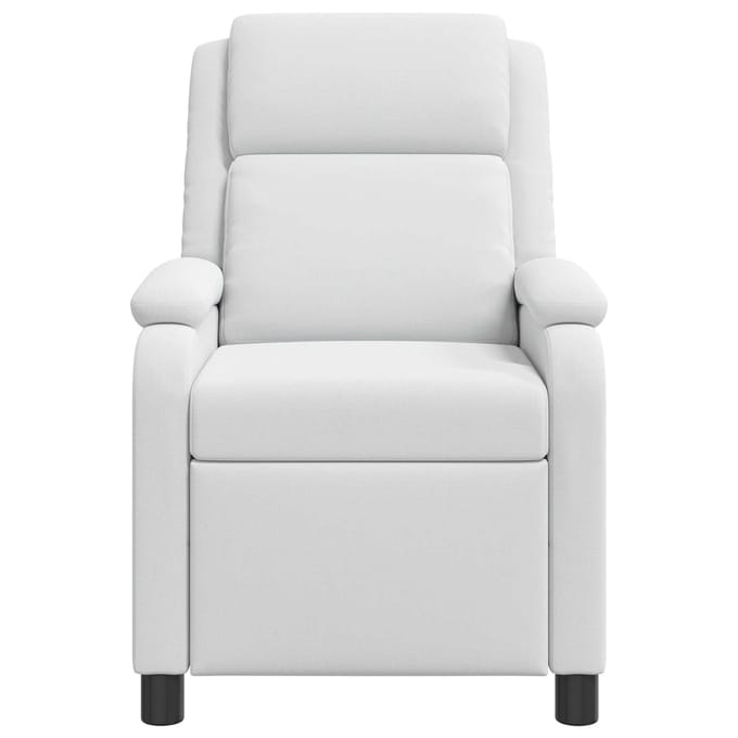 vidaXL - Recliner - Wit - Stof