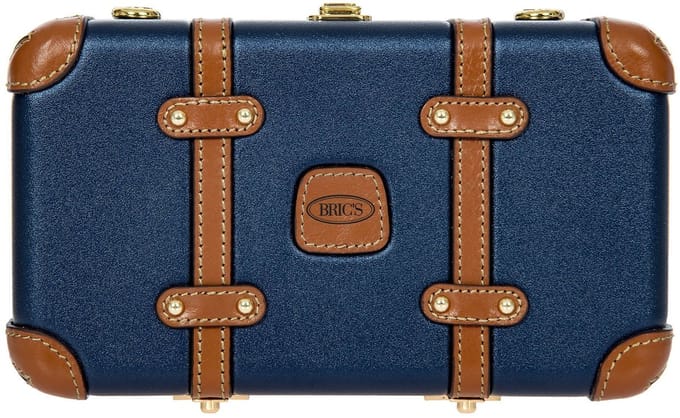 BRIC'S Schoudertas Bellagio Legazy Bag Blue / Tan Donkerblauw