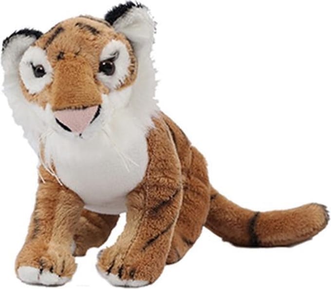 PIA Soft Toys - Pluche Knuffeldier - Tijger - 23 cm