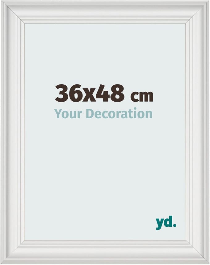 Your Decoration - Fotolijst 36x48 cm - MDF - Wit Geveegd - Lazio
