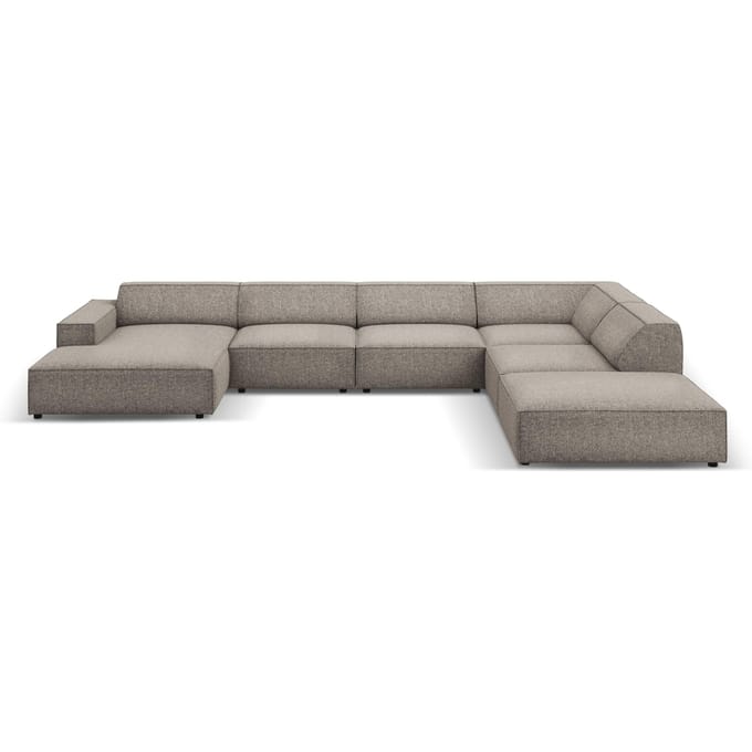 7-zitshoekbank Jodie rechts chenille | Micadoni Home