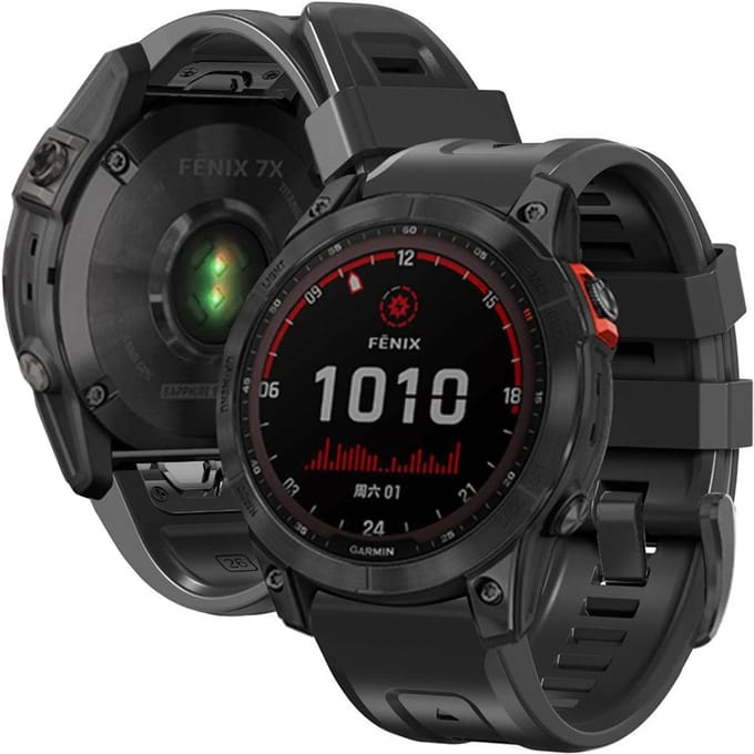 Tech-Protect Iconband Garmin Fenix 5X / 3Hr / 5X Plus / 6X / 6X Pro / 7X / 8 (51 mm) Noir black