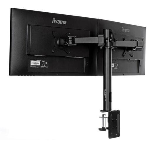 iiyama DS1002C-B1 - Montage kit - adjustable ARM - for 2 monitors - Zwart