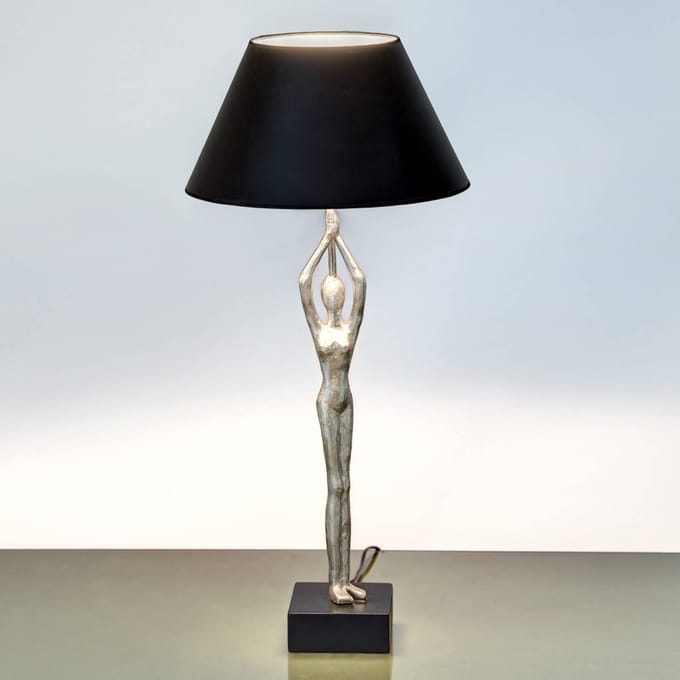 Holländer Design-tafellamp Ballerino met figuur