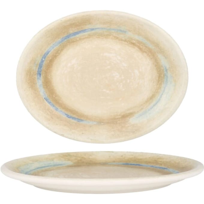 Bonna Serveerschaal - Tranquil - Porselein - 20x16 cm - set van 2